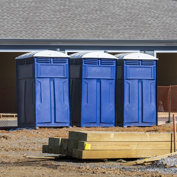 are there any restrictions on where i can place the portable toilets during my rental period in South Fork Estates